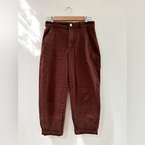 Everlane Utility Barrel Pants - Rosewood Size 4